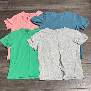 Carter's Short Sleeve Tees in Pink, Blue, Green, and Gray
